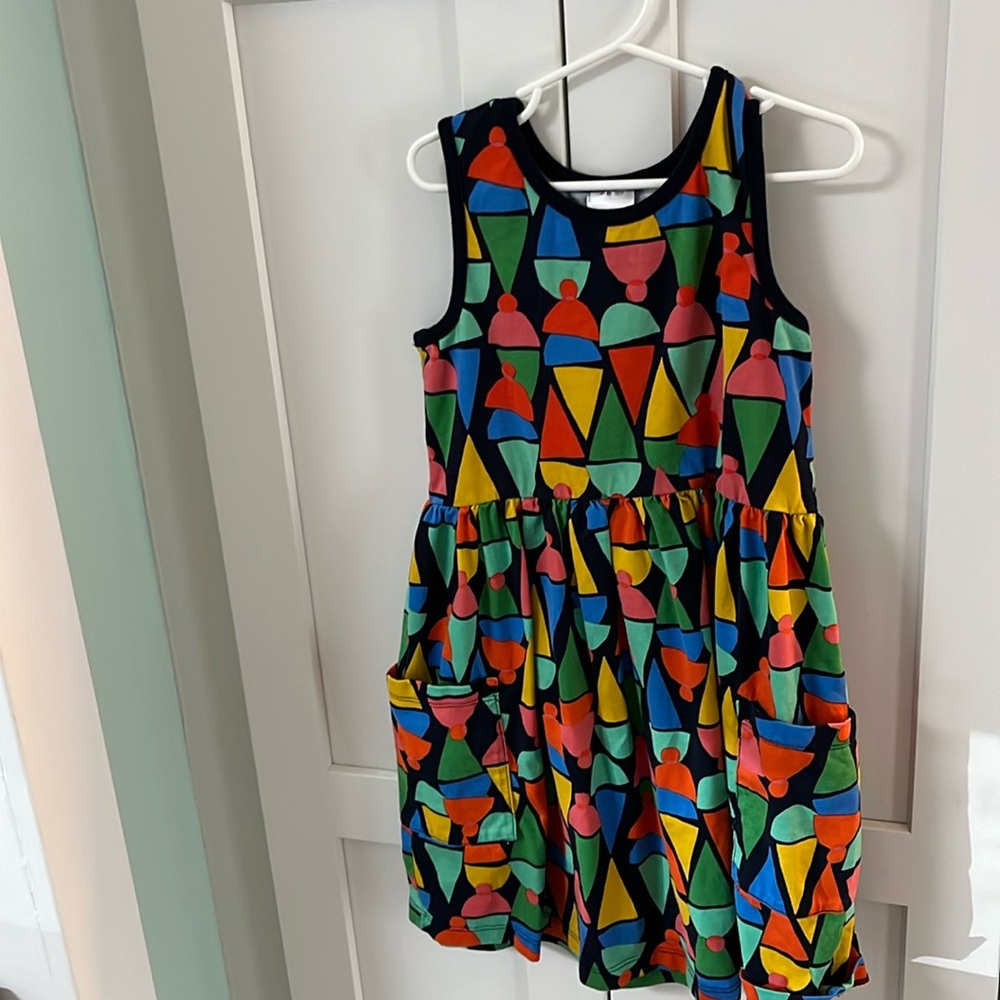 Hanna Anderson girls ice cream cone dress with pockets